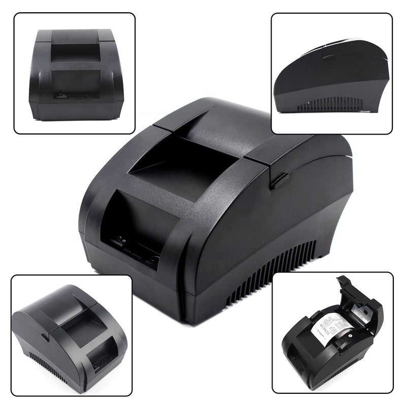 symcode 58MM USB Thermal Receipt Printer, High Speed Printing 90mm/sec, Compatible with ESC/POS Print Commands Set - Image 2